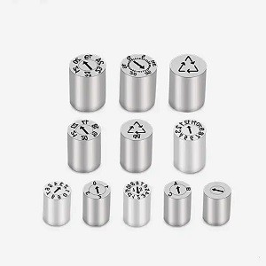 Kunststoff-Formenteile DME-Standard austauschbare Datumsstempel Formendatum Einsätze Formenkomponente Markierte Pins