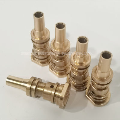 Präzisions-Brass-CNC-Gewandte Teile High-Tolerance-CNC-Bearbeitete Formkomponenten